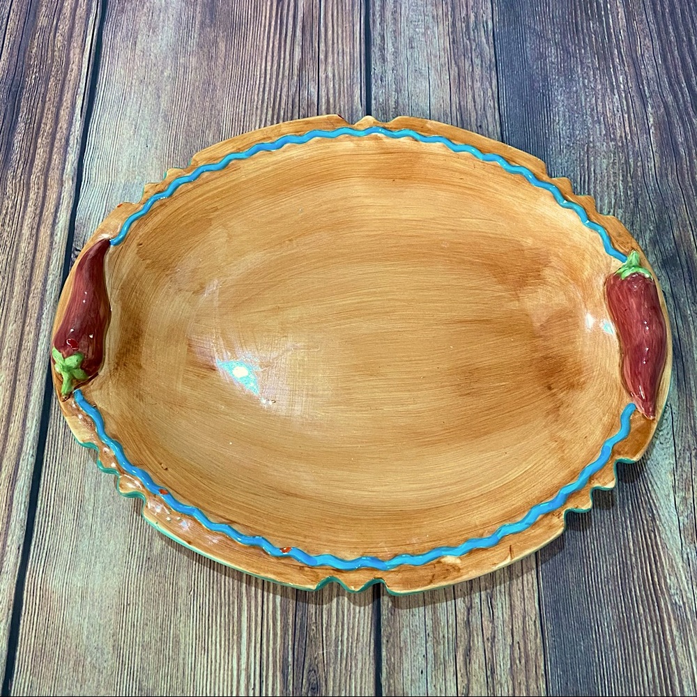 Lotus | Vintage 1999 Popart Chili Pepper Plate